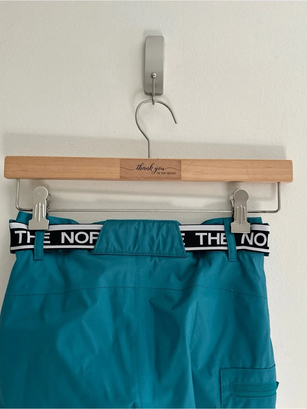The North Face Girls Dryvent Winter Warm Snow Pants Turquoise Blue Size XS(6)